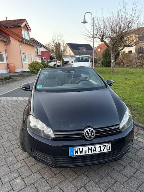 Gebraucht VW Golf Cabriolet 105 PS (77 kW) 2012 Schwarz Cabrio