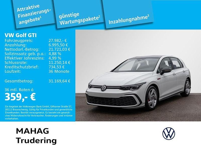 Weiß Gebraucht 2022 VW Golf GTI Limousine | 27.982 € (Fairer Preis) - Bild 1/2