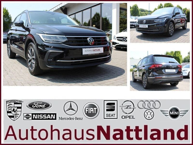 Deep black perleffekt (schwarz) Gebraucht 2023 VW Tiguan Life SUV | 22.950 € (Guter Preis) - Bild 1/4