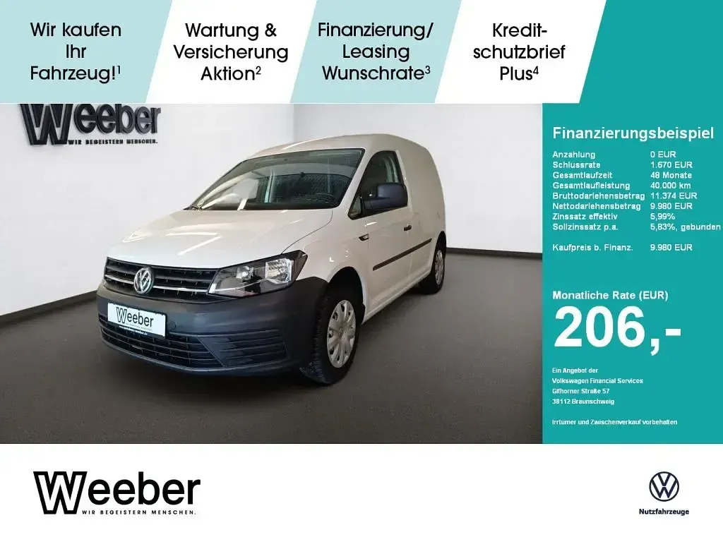 Brugt VW Caddy 75 HK (55 kW) 2016 Hvid MPV
