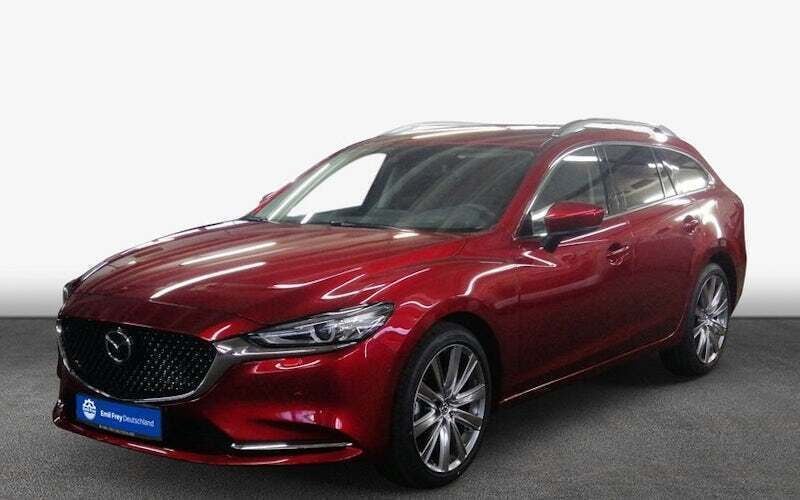 Soul red crystal metallic Neu 2024 Mazda 6 Exclusive-Line Kombi | 34.893 € (Fairer Preis) - Bild 1/4