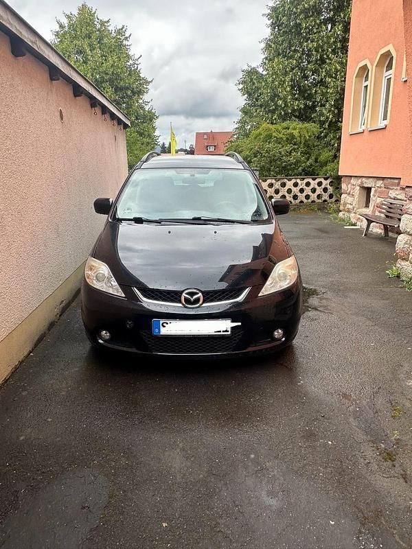 Schwarz Gebraucht 2008 Mazda 5 Van / Kleinbus | 950 € (Superpreis) - Bild 1/4