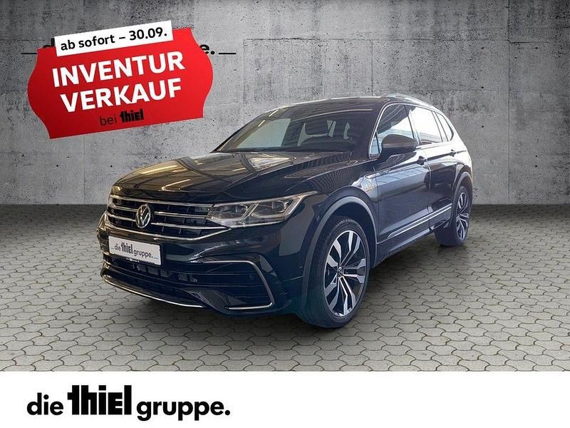 Schwarz Gebraucht 2024 VW Tiguan Allspace R-line SUV | 51.895 € - Bild 1/4