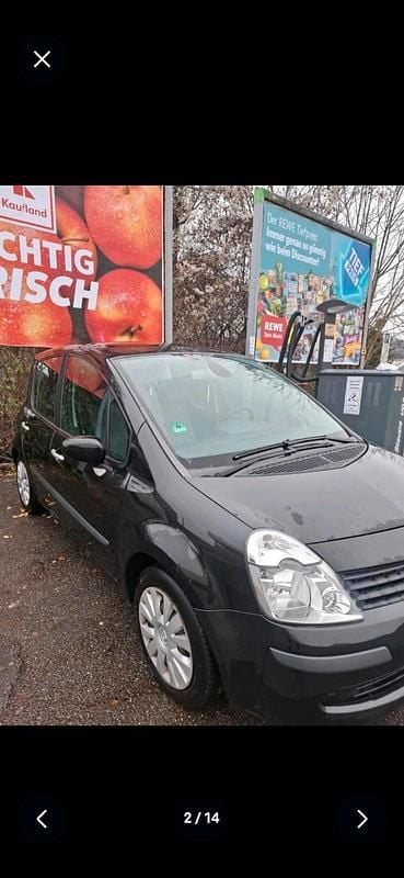 Gebraucht Renault Modus 75 PS (55 kW) 2007 Schwarz Van / Kleinbus