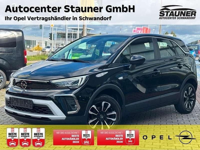 Diamant schwarz metallic (metallic) Gebraucht 2021 Opel Crossland X Elegance SUV | 13.980 € (Fairer Preis) - Bild 1/4