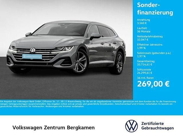 Mondsteingrau Gebraucht 2024 VW Arteon R-line Kombi | 35.607 € (Fairer Preis) - Bild 1/4