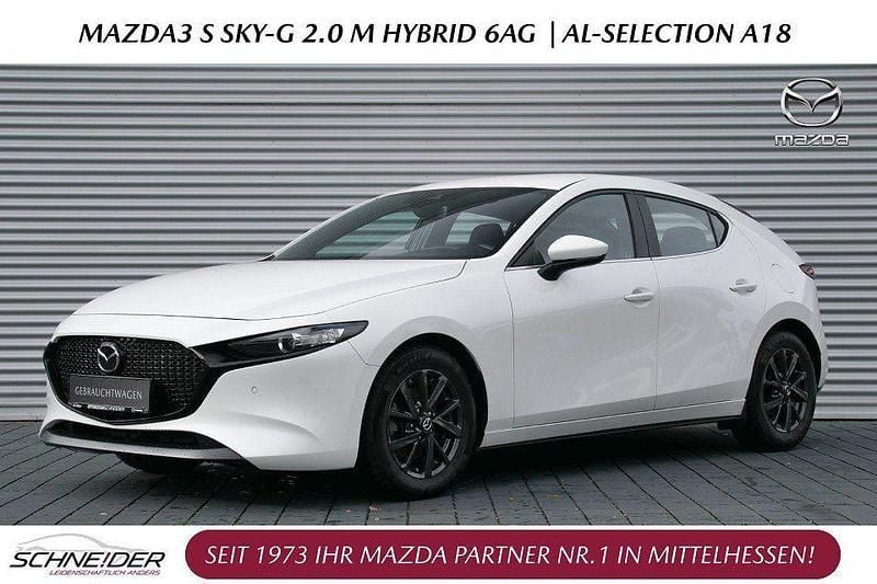 Weiß Gebraucht 2021 Mazda 3 Selection Limousine | 20.989 € (Guter Preis) - Bild 1/4