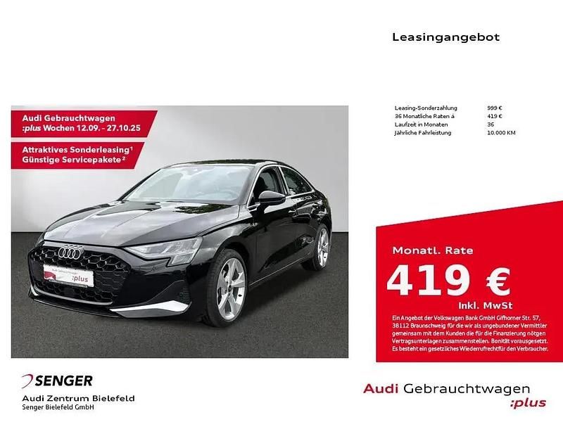 Schwarz Gebraucht 2025 Audi A3 Limousine | 37.990 € (Teuer) - Bild 1/1