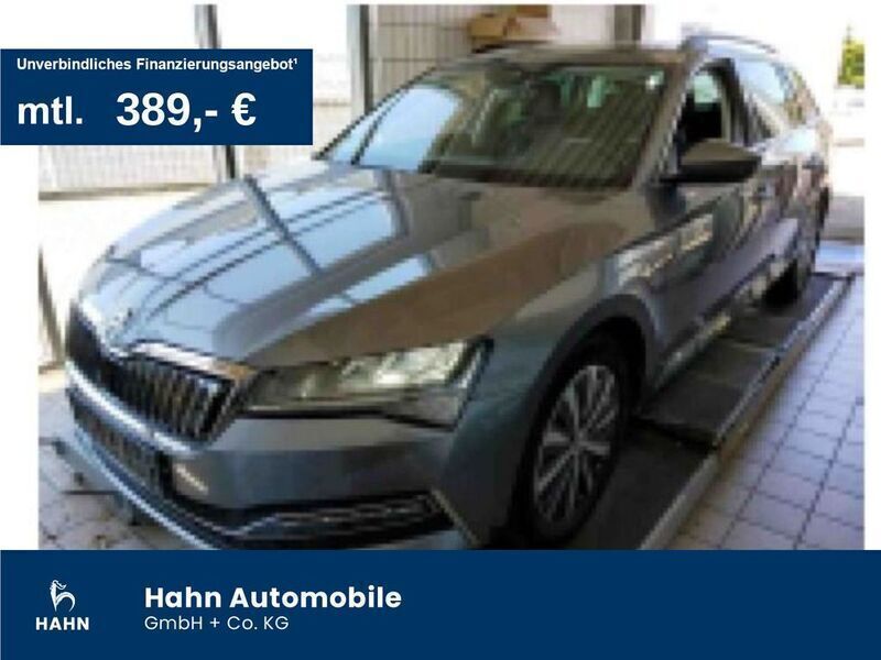Graphitegrau metallic Gebraucht 2022 Skoda Superb Ambition Kombi | 28.430 € (Fairer Preis) - Bild 1/2