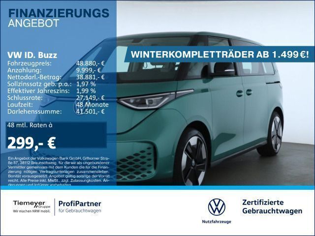 Bay leaf green metallic Gebraucht 2023 VW ID. Buzz Pro Van | 48.880 € (Guter Preis) - Bild 1/1