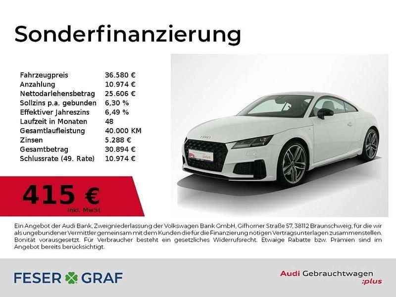 Ibisweiß Gebraucht 2022 Audi TT Exclusive Coupé | 36.580 € (Fairer Preis) - Bild 1/2