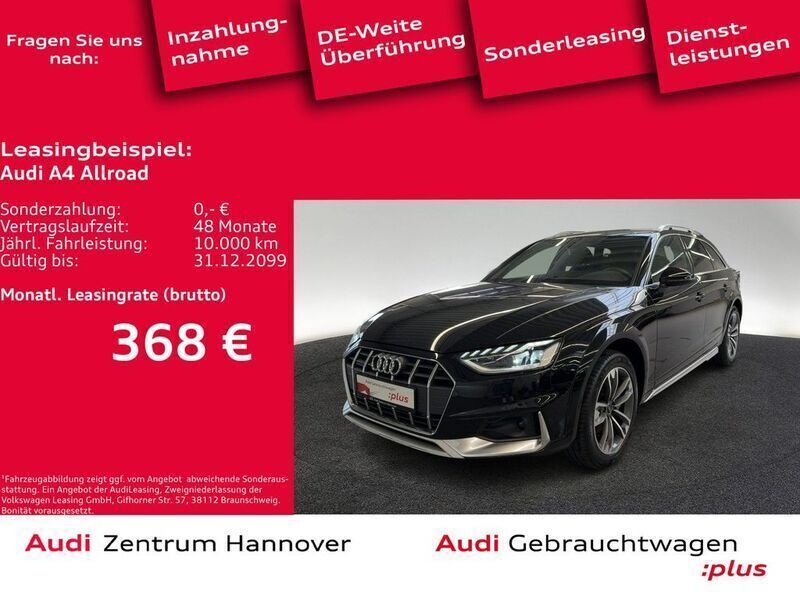 Mythosschwarz metallic Gebraucht 2022 Audi A4 Allroad Ambiente Kombi | 32.150 € (Superpreis) - Bild 1/4
