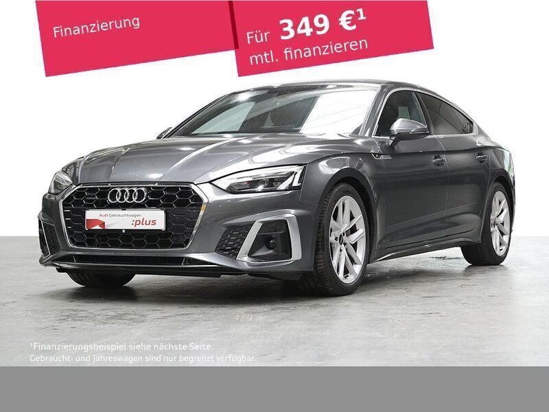 Daytonagrau perleffekt Gebraucht 2022 Audi A5 Sportback S-Line Limousine | 33.999 € (Superpreis) - Bild 1/3