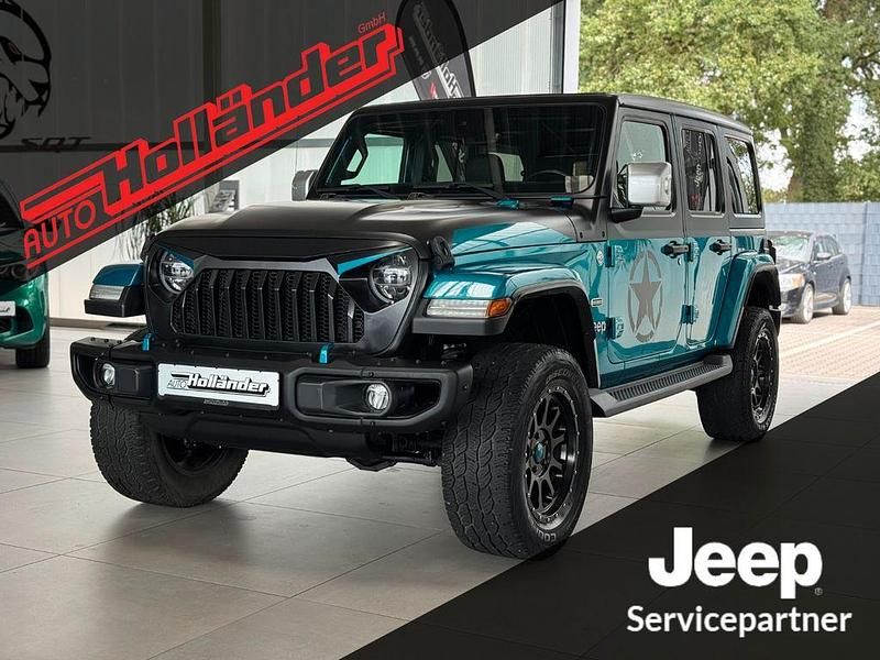 Grün Gebraucht 2021 Jeep Wrangler Overland SUV | 46.740 € (Fairer Preis) - Bild 1/3
