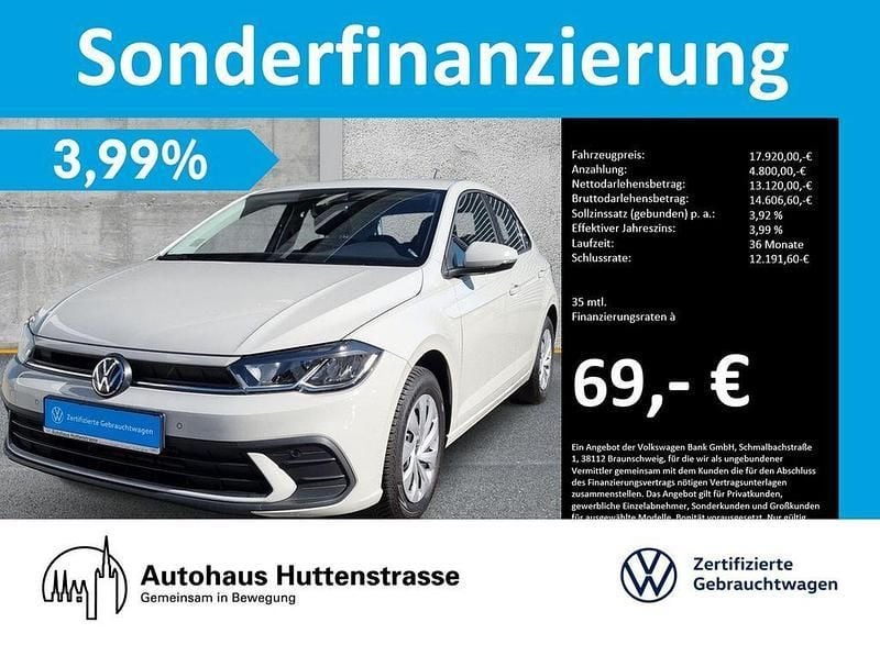Außenfarbe: Gebraucht 2024 VW Polo Life Kleinwagen | 17.820 € (Fairer Preis) - Bild 1/4