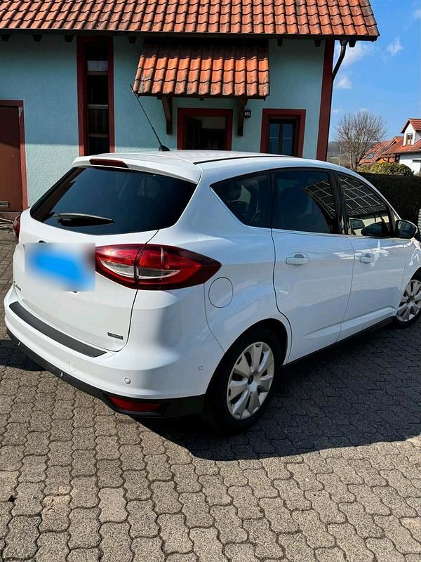 Gebraucht Ford C-MAX Titanium 125 PS (91 kW) 2016 Weiß Van / Kleinbus