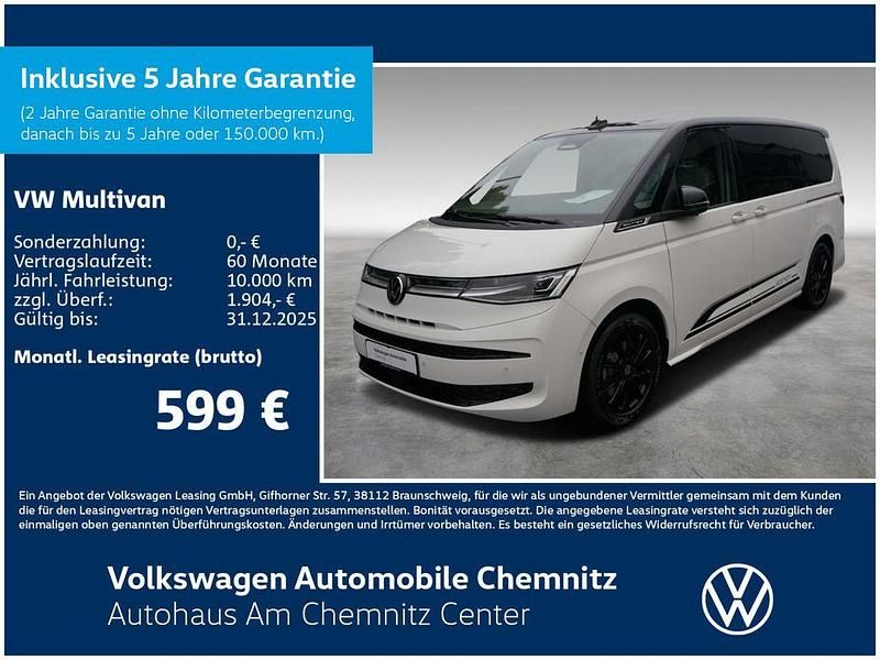 Weiß Neu 2025 VW Multivan Edition Van | 69.980 € - Bild 1/4