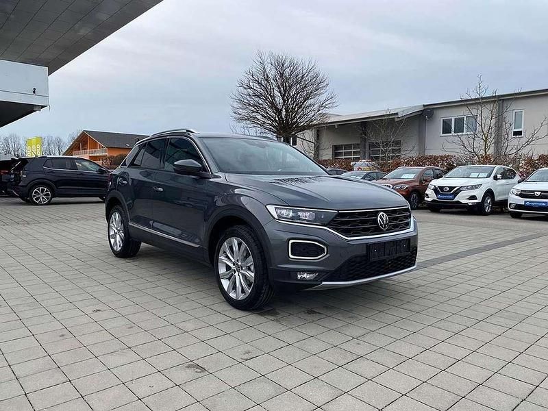 Indiumgrau metallic Gebraucht 2021 VW T-Roc Sportline SUV | 22.990 € (Guter Preis) - Bild 1/4
