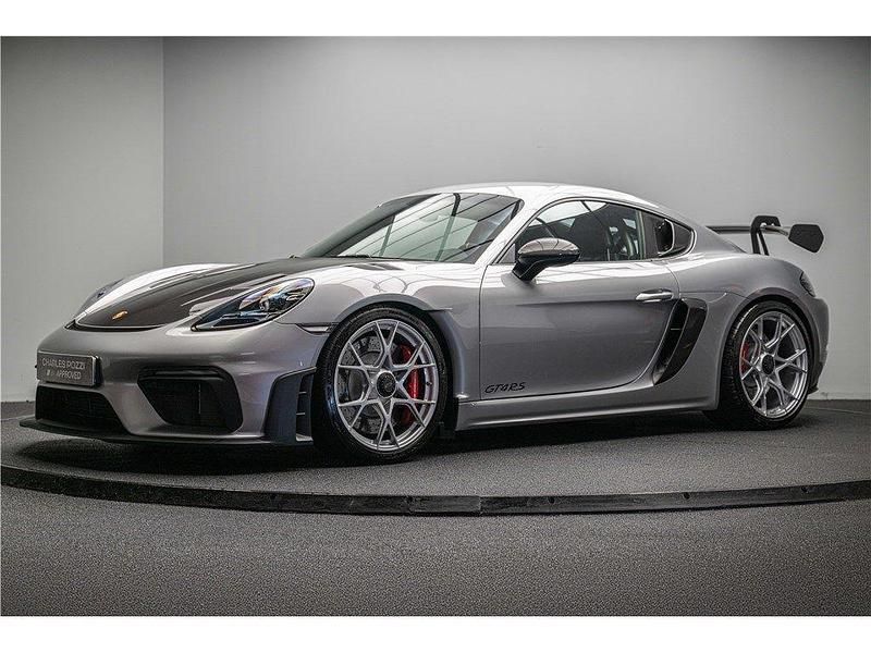 Silber Gebraucht 2022 Porsche Cayman GT4 Coupé | 199.900 € - Bild 1/4