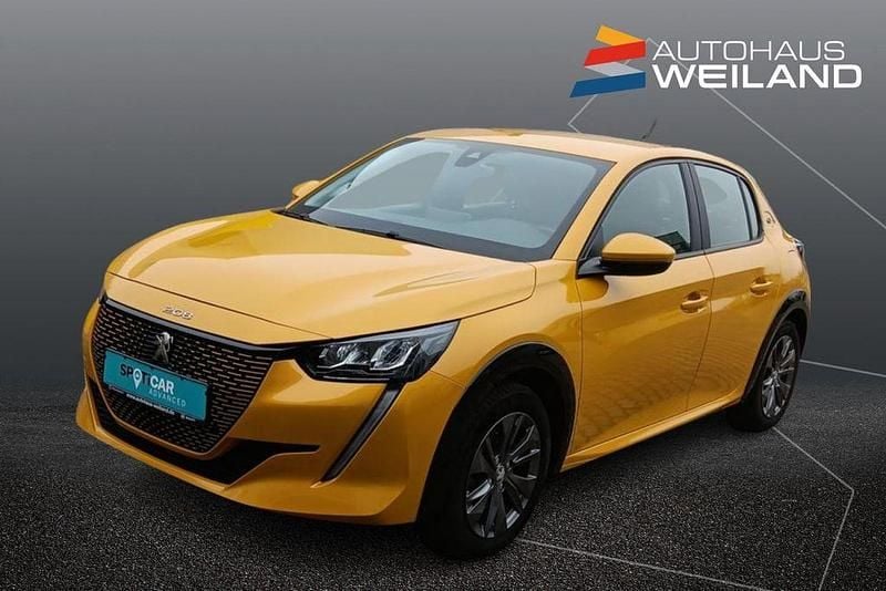 Gelb Gebraucht 2022 Peugeot e-208 Active Kleinwagen | 14.200 € (Guter Preis) - Bild 1/4