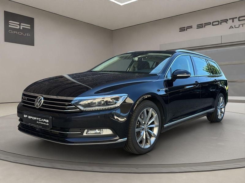 Schwarz Gebraucht 2015 VW Passat Highline Kombi | 9.990 € (Superpreis) - Bild 1/3