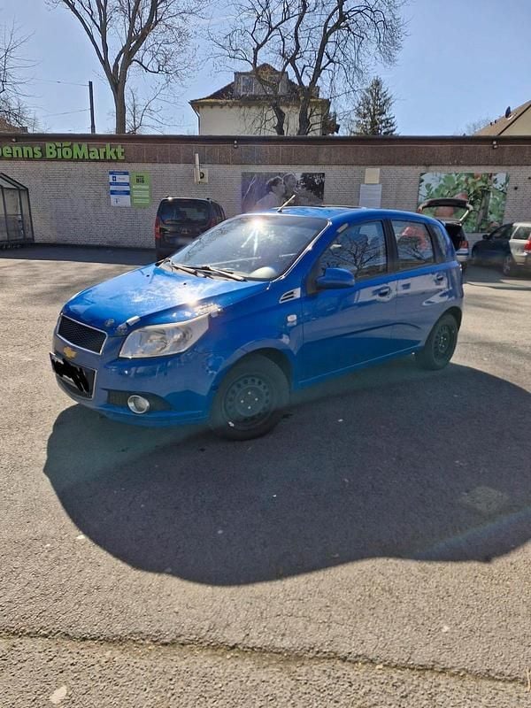Gebraucht Chevrolet Aveo 2009 Blau Kleinwagen