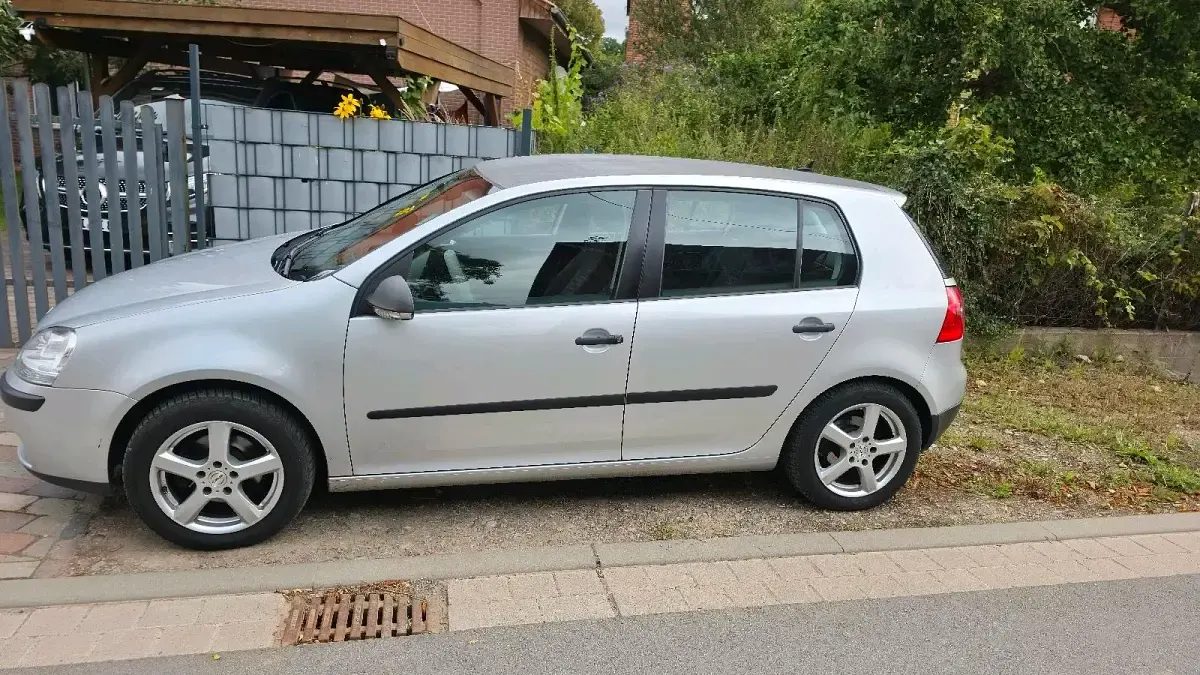 Gebraucht VW Golf V 105 PS (77 kW) 2007 Silber Kleinwagen
