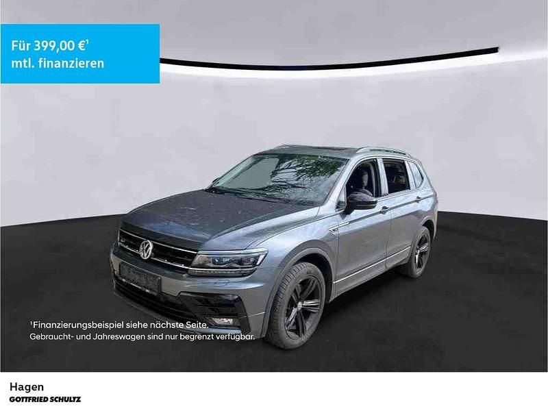 Grau Gebraucht 2021 VW Tiguan Allspace Highline SUV | 32.590 € (Fairer Preis) - Bild 1/4