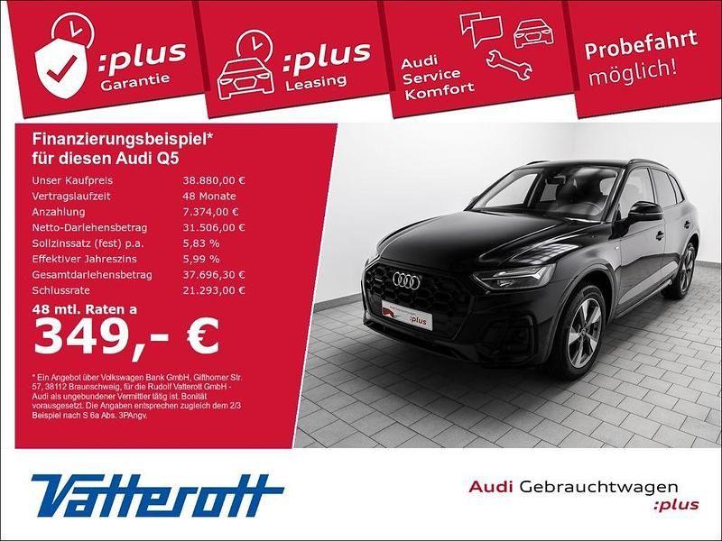 Schwarz Gebraucht 2022 Audi Q5 S-Line SUV | 35.980 € (Guter Preis) - Bild 1/4