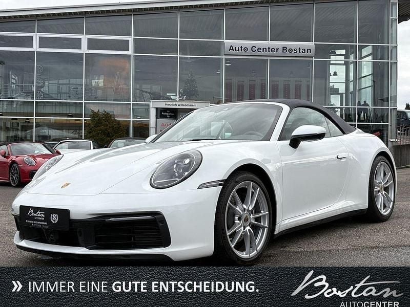 Weiß Gebraucht 2020 Porsche 911 Carrera 4 Cabriolet Cabrio | 118.900 € (Superpreis) - Bild 1/4