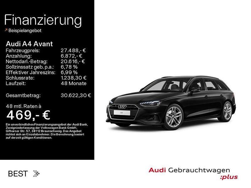 Gebraucht Audi A4 Performance 150 PS (110 kW) 2023 Mythosschwarz metallic (metallic) Kombi