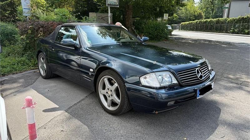 Gebraucht Mercedes SL500 306 PS (225 kW) 2000 Blau Cabrio