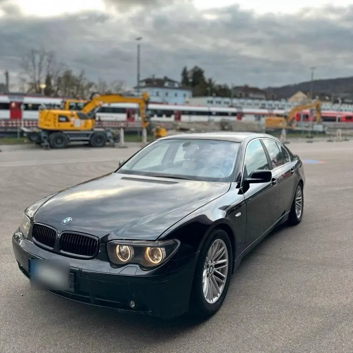 Gebraucht BMW 745 333 PS (244 kW) 2001 Schwarz Limousine