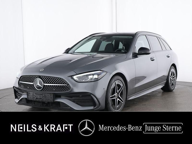Grau Gebraucht 2024 Mercedes C200 AMG Kombi | 41.280 € (Fairer Preis) - Bild 1/4