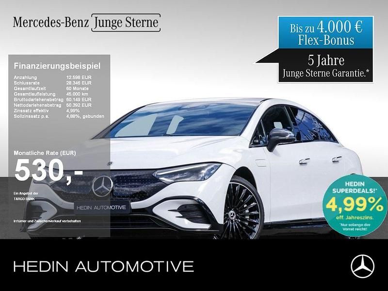Weiß Gebraucht 2024 Mercedes EQE350 AMG Limousine | 62.990 € - Bild 1/4