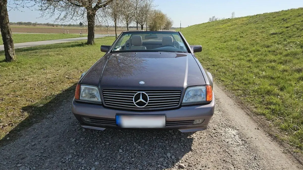 Gebraucht Mercedes SL500 320 PS (235 kW) 1993 Violet Cabrio