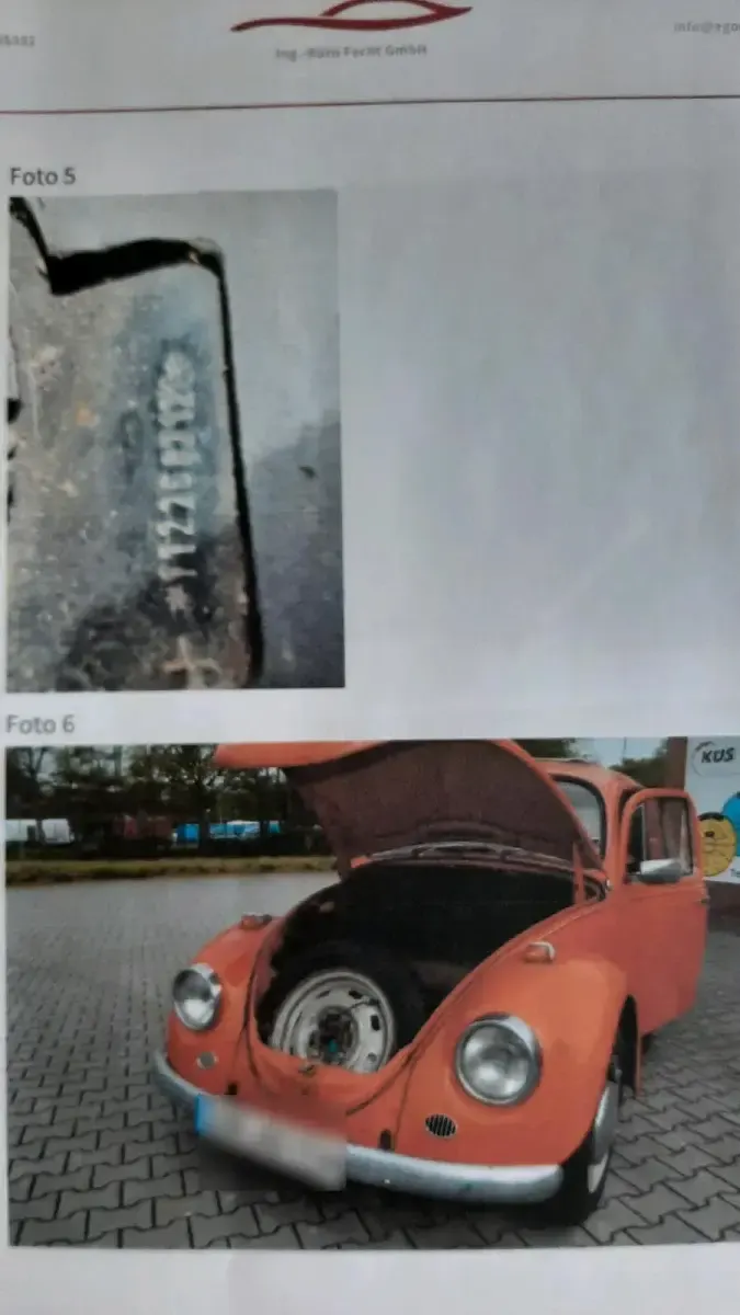 Gebraucht VW Käfer 34 PS (25 kW) 1972 Orange Kleinwagen
