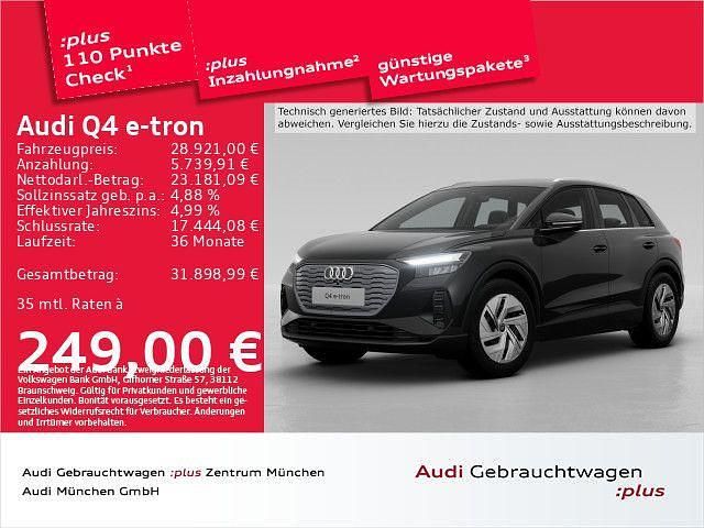 Schwarz Gebraucht 2023 Audi Q4 e-tron SUV | 28.921 € (Guter Preis) - Bild 1/2