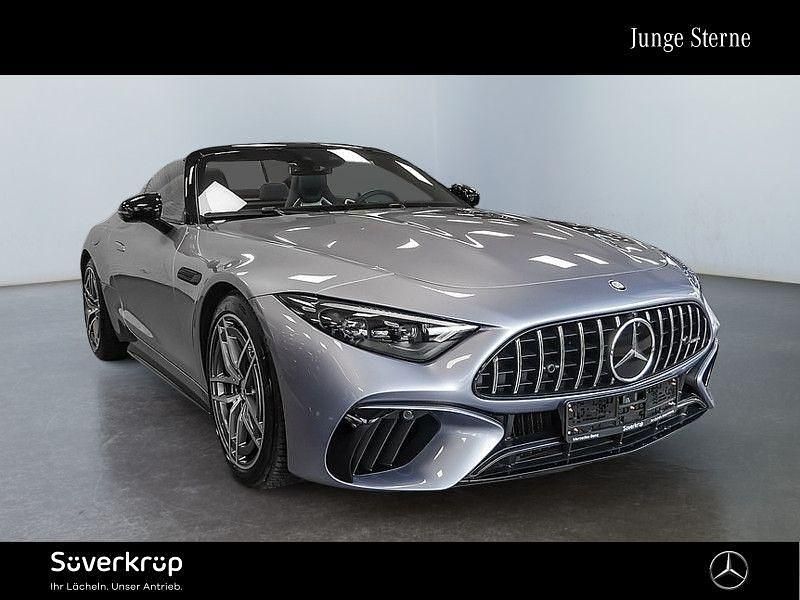Blau manufaktur lack manufaktur cte d az Gebraucht 2024 Mercedes SL55 AMG AMG Cabrio | 129.555 € (Guter Preis) - Bild 1/4