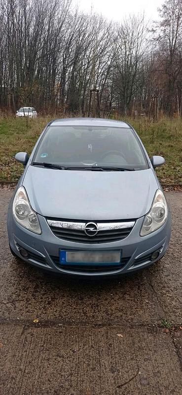 Blau Gebraucht 2007 Opel Corsa Kleinwagen | 900 € (Superpreis) - Bild 1/4