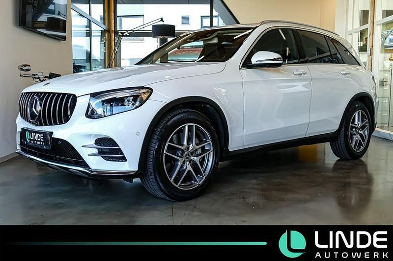 Polarweiss unilack Gebraucht 2017 Mercedes GLC250 AMG line SUV | 28.900 € (Etwas zu teuer) - Bild 1/4
