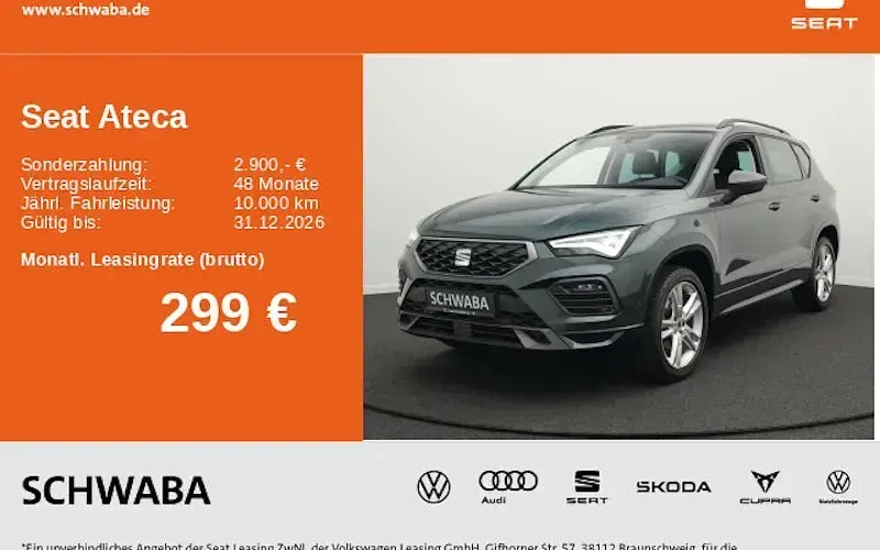 Gebraucht Seat Ateca FR 150 PS (110 kW) 2024 Grün SUV
