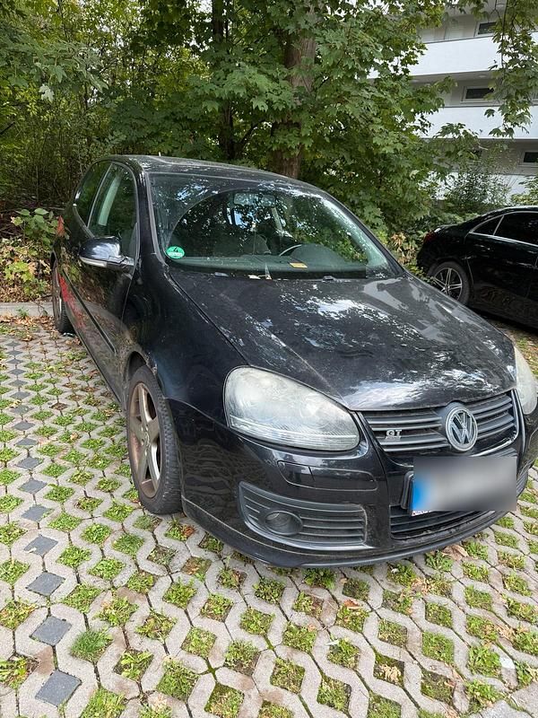 Schwarz Gebraucht 2008 VW Golf V GT Limousine | 499 € (Superpreis) - Bild 1/4