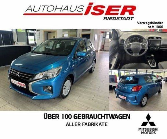 Blau metallic Neu 2025 Mitsubishi Space Star Plus Limousine | 13.990 € - Bild 1/4