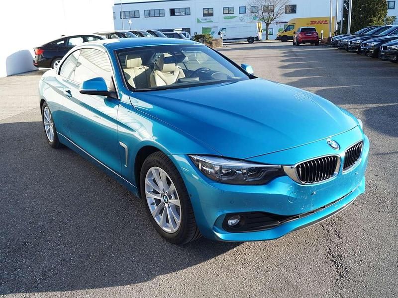 Gebraucht BMW 420 Sport Line 184 PS (135 kW) 2017 Snapperrocksblue Cabrio