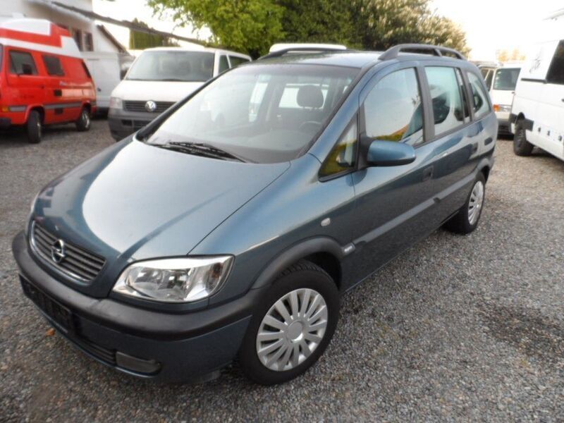 Blau Gebraucht 2000 Opel Zafira Elegance Van / Kleinbus | 3.490 € (Etwas zu teuer) - Bild 1/4