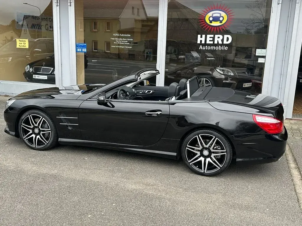 Gebraucht Mercedes SL500 AMG line 435 PS (319 kW) 2014 Schwarz Cabrio