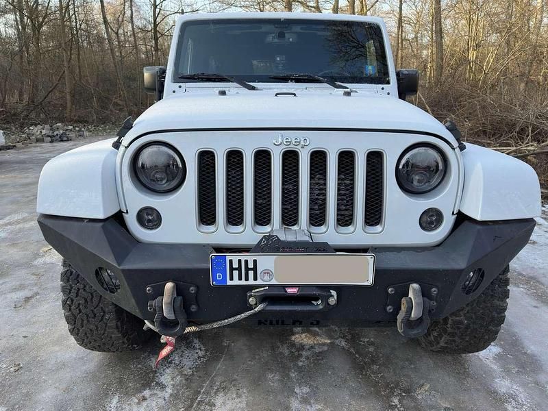 Gebraucht Jeep Wrangler Unlimited 200 PS (147 kW) 2017 Weiß SUV
