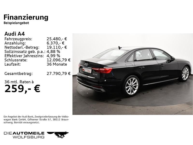 Gebraucht Audi A4 Advanced 204 PS (150 kW) 2022 Limousine