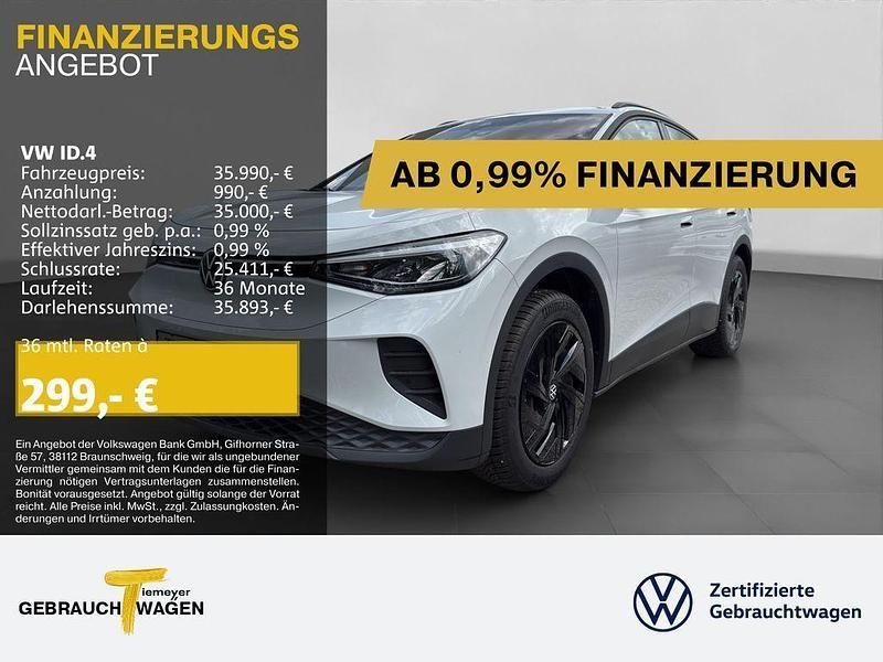 Weiß Gebraucht 2024 VW ID.4 Pro SUV | 35.990 € (Guter Preis) - Bild 1/4